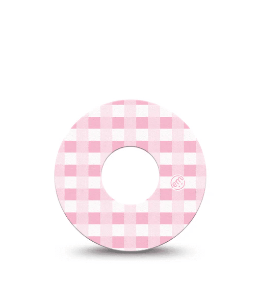 ExpressionMed Pink Gingham Infusion Set Patches