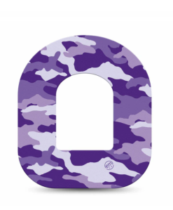 ExpressionMed Omnipod Purple Camo Patch