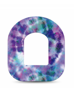 ExpressionMed Omnipod Purple Tie Dye Patch