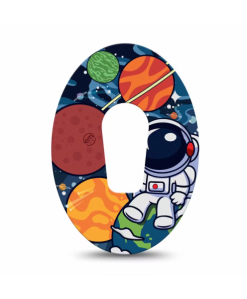 ExpressionMed Dexcom G6 Astronaut Patch 4 Pack