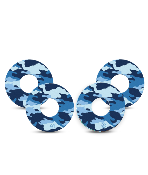 ExpressionMed Blue Camo Infusion Set Patches