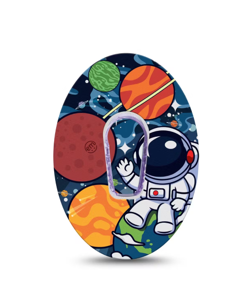 ExpressionMed Astronaut Dexcom G6 Tape and Sticker