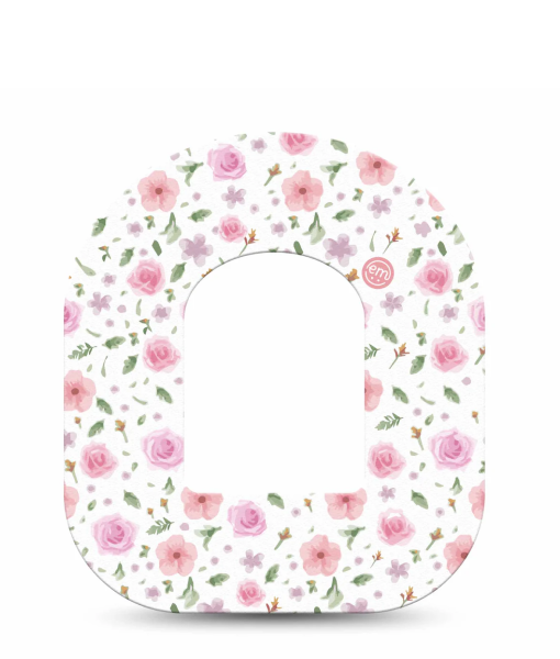 ExpressionMed Omnipod Pastel Flowers Patch