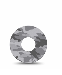 ExpressionMed Grey Camo Infusion Set Patches 4 pack