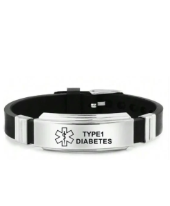 Engraved Type 1 Medical ID Band