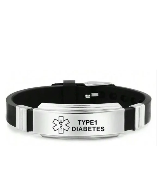 Engraved Type 1 Medical ID Band