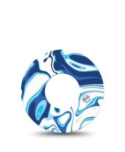 ExpressionMed Libre Tape Blue Marble 4 pack